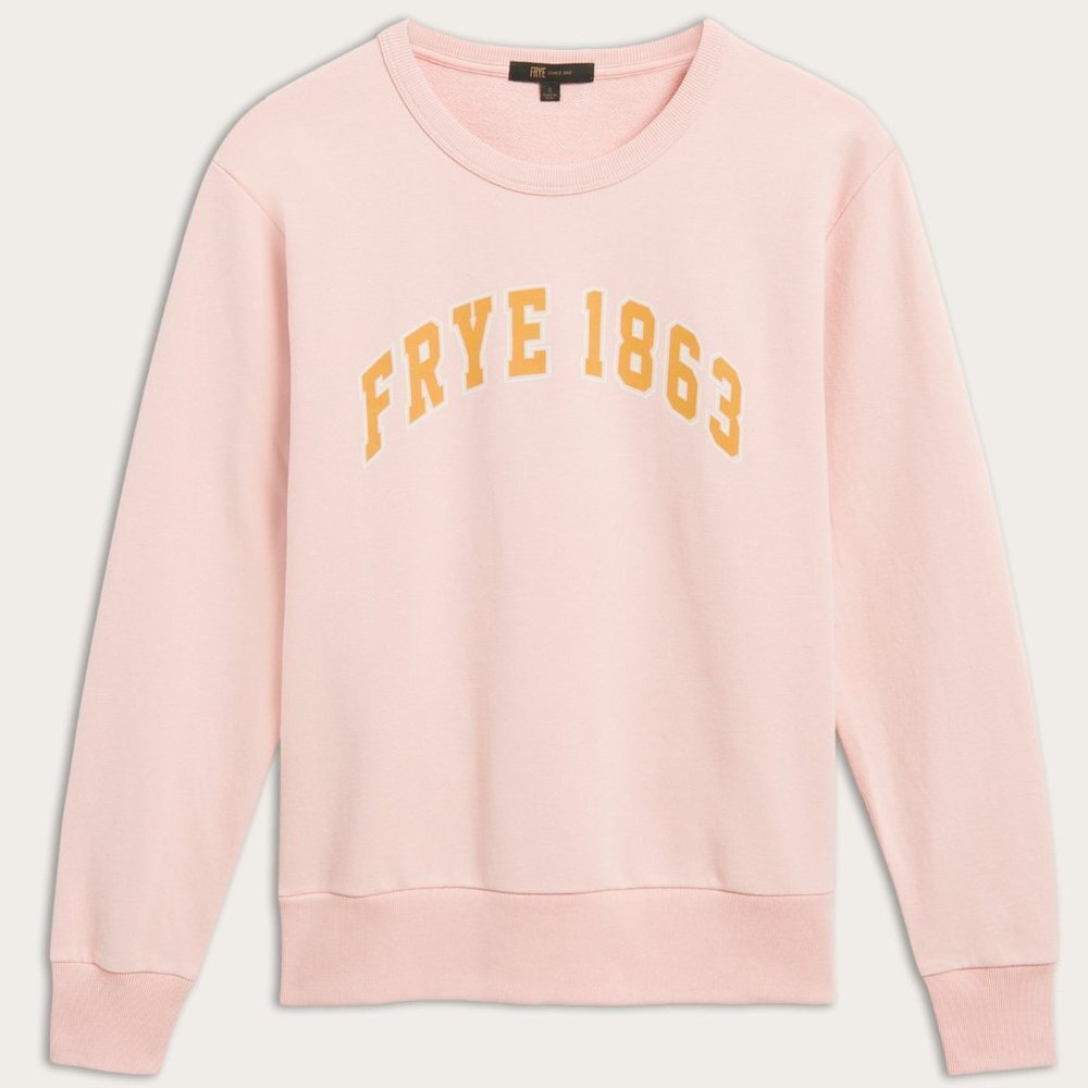 FRYE 1863 Logo Crew Neck Sweatshirt